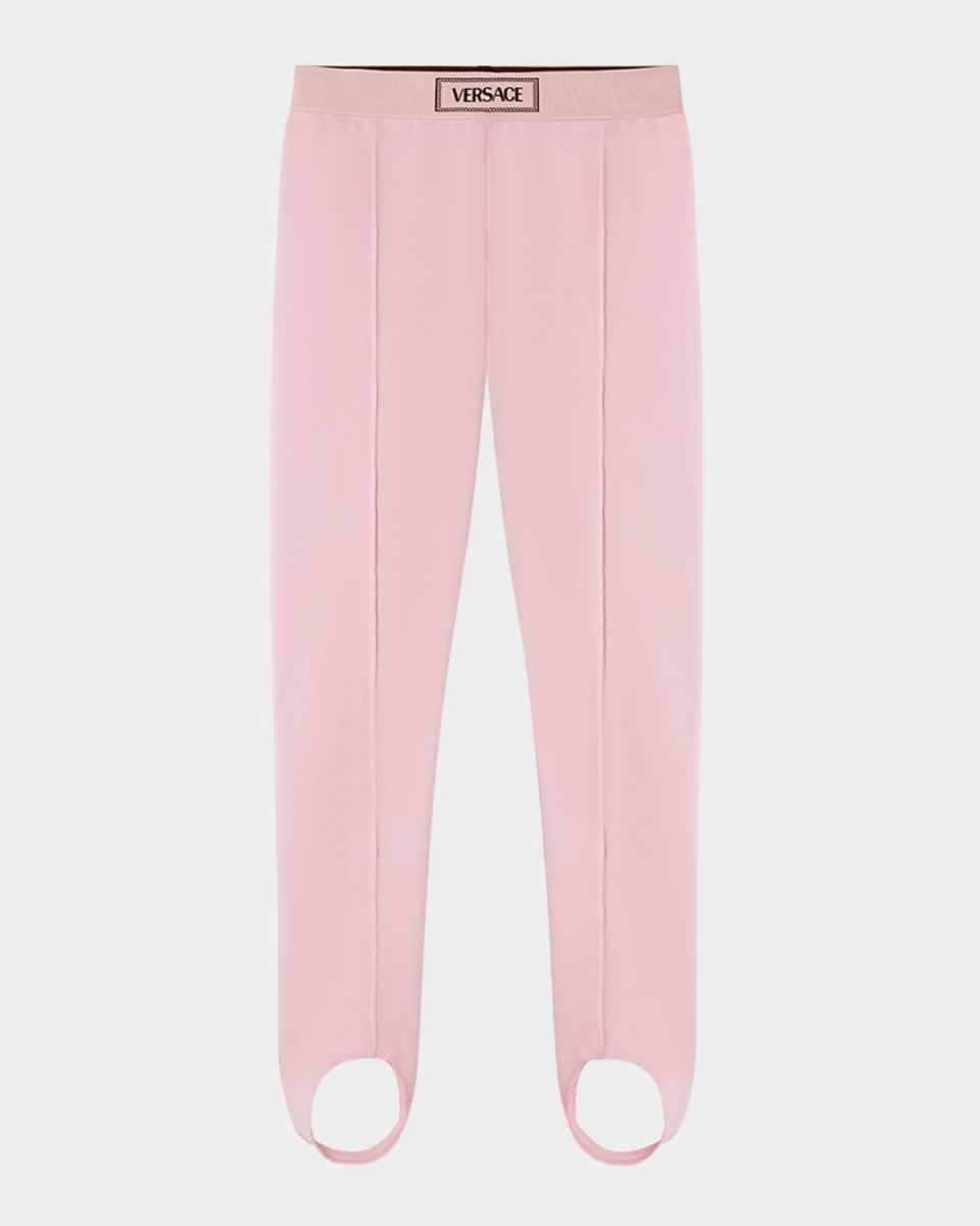 Girl's Logo-Print Stir Up Leggings, Size 6-14